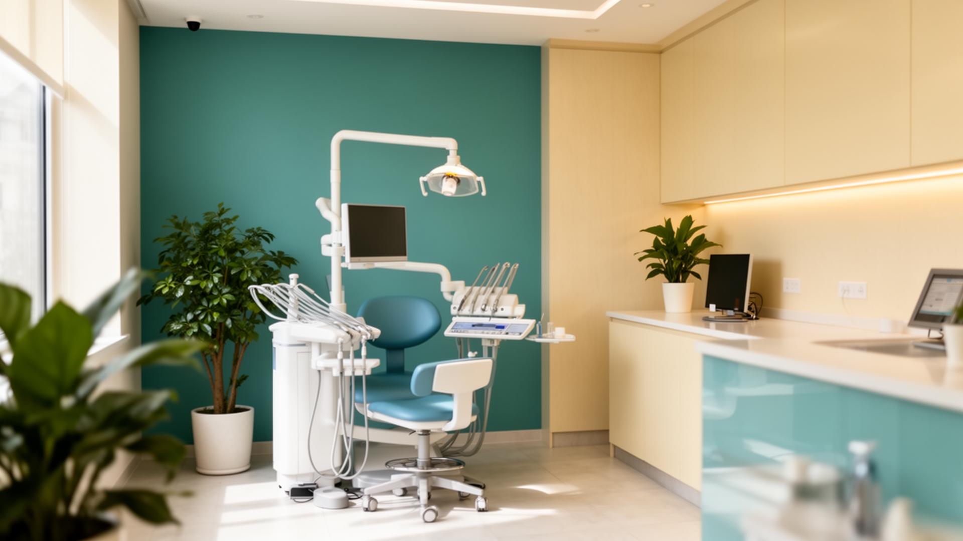 Modern dental office interior